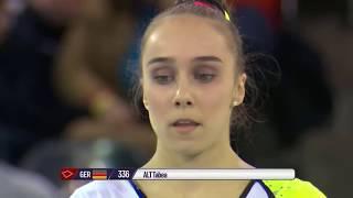 Tabea Alt FX Qual 2017 European Gymnastics Championships