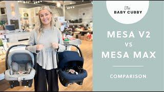 UPPAbaby MESA V2 and MESA MAX Infant Car Seat Comparison