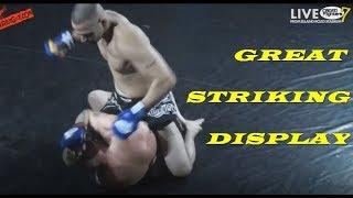 Striking Display -  Caged Fighters -  Manzoor  Vs  Collier