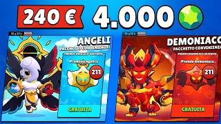 SHOPPO TUTTO! 4.000 GEMME per +400 STARR DROP Angelici e Demoniaci + Skin OVERDRIVE! Brawl Stars ITA