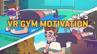 VR at the gym | animated series compilation 1 - 5