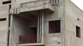 बेहतरीन घर | Beuatifull under construction house front elevation design | ghar ka design | #video