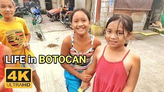 SECRET LIFE in BOTOCAN | Walking Somewhere Extremely Narrow Alley in BOTOCAN Philippines [4K] 