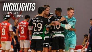 Resumo | Futsal: SC Braga 1-5 Sporting CP