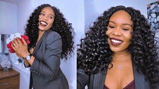 Big Curly Crochet Hair From @samsbeauty  | Crochet Braids That Look Like Bundles Tutorial