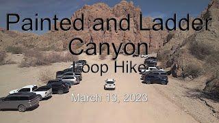 Painted Canyon and Ladder Canyon Loop Hike - Mecca Hills Wilderness California 4K