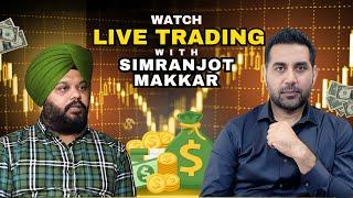 Live Interview With @simranjotmakkar and Perfome Live Trading #simranjotsinghmakkar #smtv