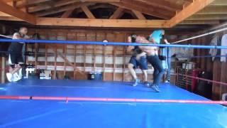 Nick Wayne training with Darby Graves & King Khash