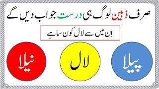 Logical Paheliyan in Urdu || Riddles In Hindi || Paheliyan in Urdu & Hindi || KP Riddles # 68 ||