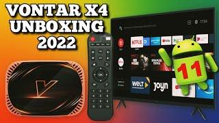 Vontar X4 8K Android 11 SmartBox 2022 Unboxing and Preview