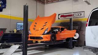 Dodge Viper Gen V TA 9L Strocker on dyno