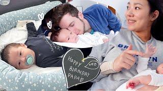 Husband's birthday present  First meeting with 6-month-old cousin Mixed Babies | VLOG