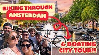 Biking & Boating Our Way Through AMSTERDAM - Two MUST DO Tours | NCL Prima Day 3 | ONDA By Scarpetta