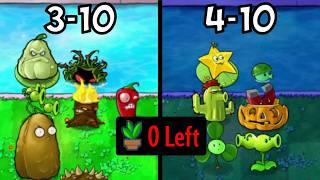 Can You Beat Plants vs Zombies With Only 1 of Each Plant?