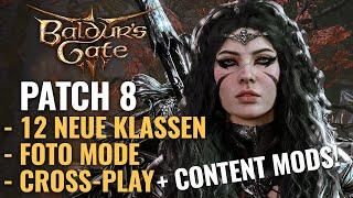 Baldurs Gate 3 Patch 8 mit 12 neuen Klassen, Foto Mode, Cross-Play und Mod-Teaser | BG3 Update 8