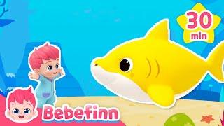 Baby Shark Doo Doo Doo with BebefinnㅣKids Song CompilationㅣBebefinn Nursery Rhymes