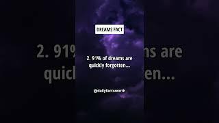 3 Psychology Facts About Your Dreams #shorts #psychologyfacts #subscribe