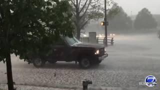 Hail blankets Denver metro: See the moment it hit