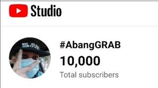 Wows... 10,000 Subscriber!!! Thanks to all AbangGRAB Channel Viewers & Subscriber | #JanganKensel 