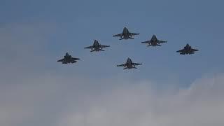 Changing of the Guard at RAAF Base Williamtown F/A-18A/B to F35A Lightning II