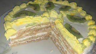 На сковороде Торт очень быстрый, вкусный