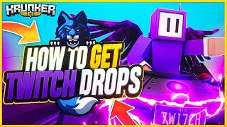 How to get Krunker TWITCH DROPS Tutorial! (KRUNKER UPDATE!)