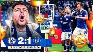 BEFREIUNGSSCHLAG nach Zitter-Partie  Schalke 04 vs Karlsruhe STADION VLOG ️