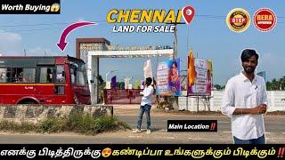 Worth BuyingLand for sale in ChennaiOn Road LayoutNo Broker