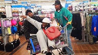 Duke Dennis & AMP going shopping at Walmart for their sleepover!