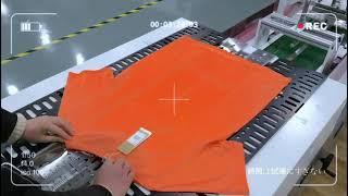 FPS-FA  autoatic folding and packing machine folds T-shirts