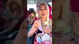 Melo melo coconut pudding food review #rainaiscrazy