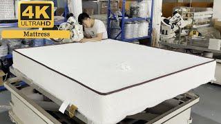 Easy and fast bed mattress manufacturing process | China factory | Made in China