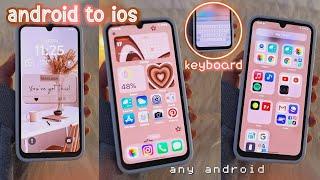 how to install iPhone 15 Pro Max any android smartphone ! like official iphone ️