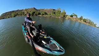 River monsters! Kayak Sturgeon Fishing!