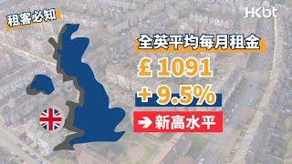 【移民英國】英國平均租金年升9.5%！英國租務法例多、收租業主＋租客必知｜香港財經時報 HKBT