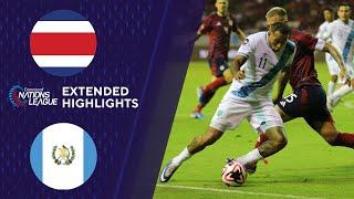 Costa Rica vs. Guatemala: Extended Highlights | CONCACAF Nations League | CBS Sports Golazo America