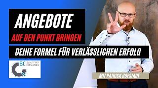 Angebote auf den Punkt bringen und gewinnen