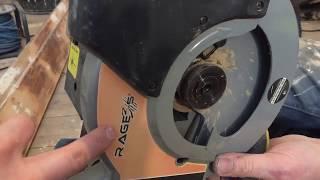 Evolution Rage 3 Chop Saw Blade Guard Won't Slide Not Retracting How To Fix