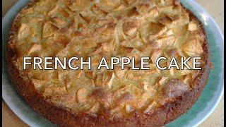 Super soft & moist French Apple Cake  recipe . Easiest  apple cake  ever. (English subtitles)