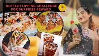 Bottle Flipping Challenge For SURPRISE Reward    /Mini vlog / Artbyiqraaa