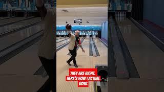 RJ Shows off his REAL #bowling Style. #trickshot  #teamlsr#tricks