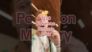 $120 Pokemon mystery pack FOR THE WIN!! #pokemon #pokemoncards #mysterypack