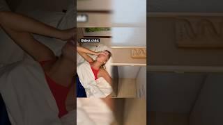 Oldest VS Youngest Sleeping in #shorts