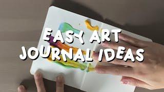 easy art journal ideas to give you inspo :)))