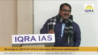 Modern India Live Session by Ojha Sir  Day 4 @IQRA IAS