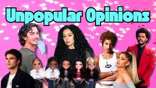 a VERY biased ranking of ur unpopular opinions