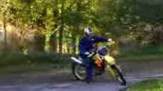 Mike riding his RMZ