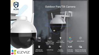 Ezviz C8C 2 MEGA PIXEL Outdoor Pan/Tilt Camera /  افضل كاميرا مراقبة خارجية تعمل بالواي فاي