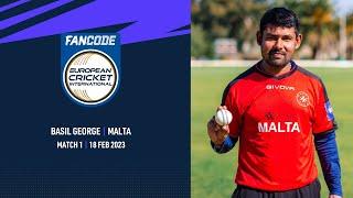 POTM: B.George - MAL vs AUT | Highlights | FanCode ECI Malta-Austria | Malta 2023 | ECI23.001