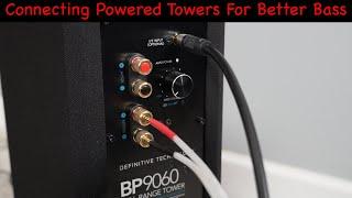 Home Theater Basics: Powered Tower Setup